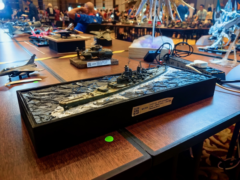 A military model on display at Malcom 2025. — Picture courtesy of Penang tourism and creative economy committee (Petace)