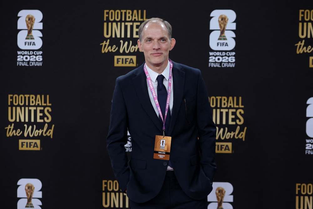 Thomas Tuchel, Head Coach of England, pose on the red carpet prior to the FIFA World Cup 2026 Official Draw at John F. Kennedy Center for the Performing Arts on December 05, 2025 in Washington, DC. — Getty Images via AFP pic