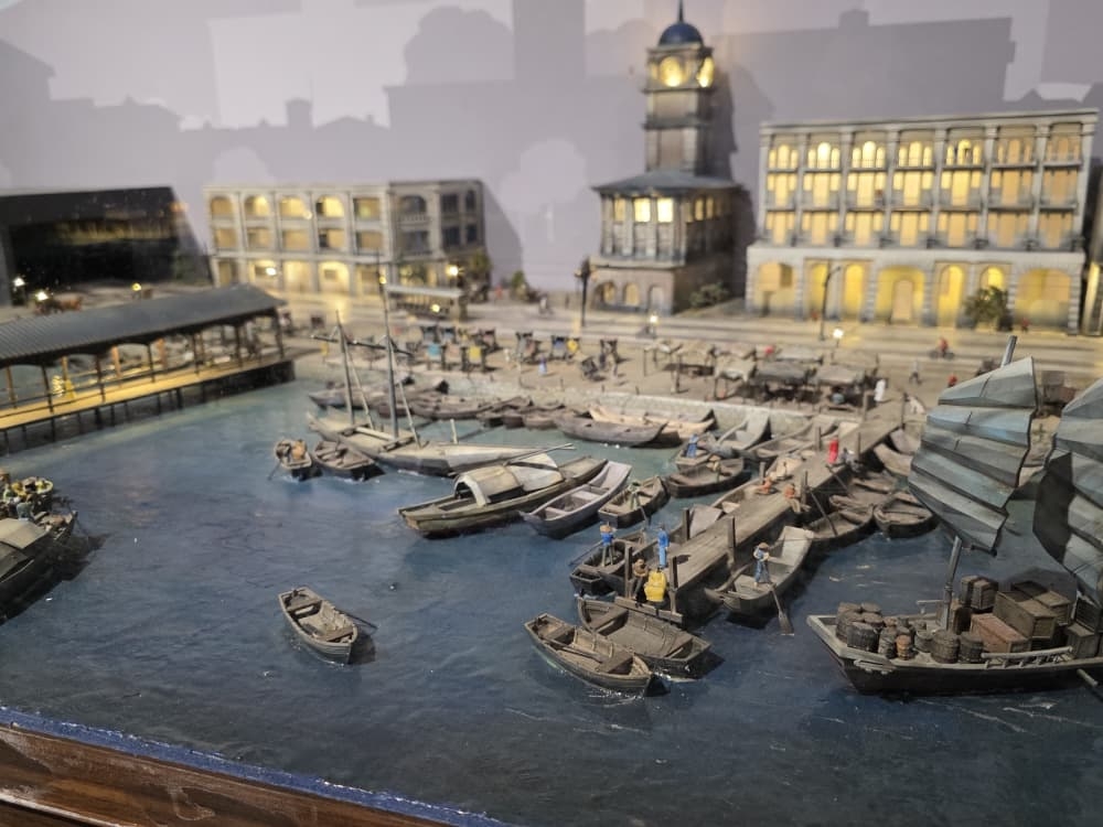 The completed diorama of the old Weld Quay. — Picture courtesy of Choo Huang Ming