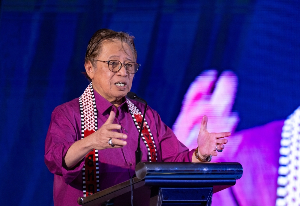 Sarawak Premier Tan Sri Abang Johari Openg announced RM10 million for the state’s Unit for Other Religions (Unifor), bringing the total allocation to RM120 million since it was set up in 2017. — The Borneo Post pic