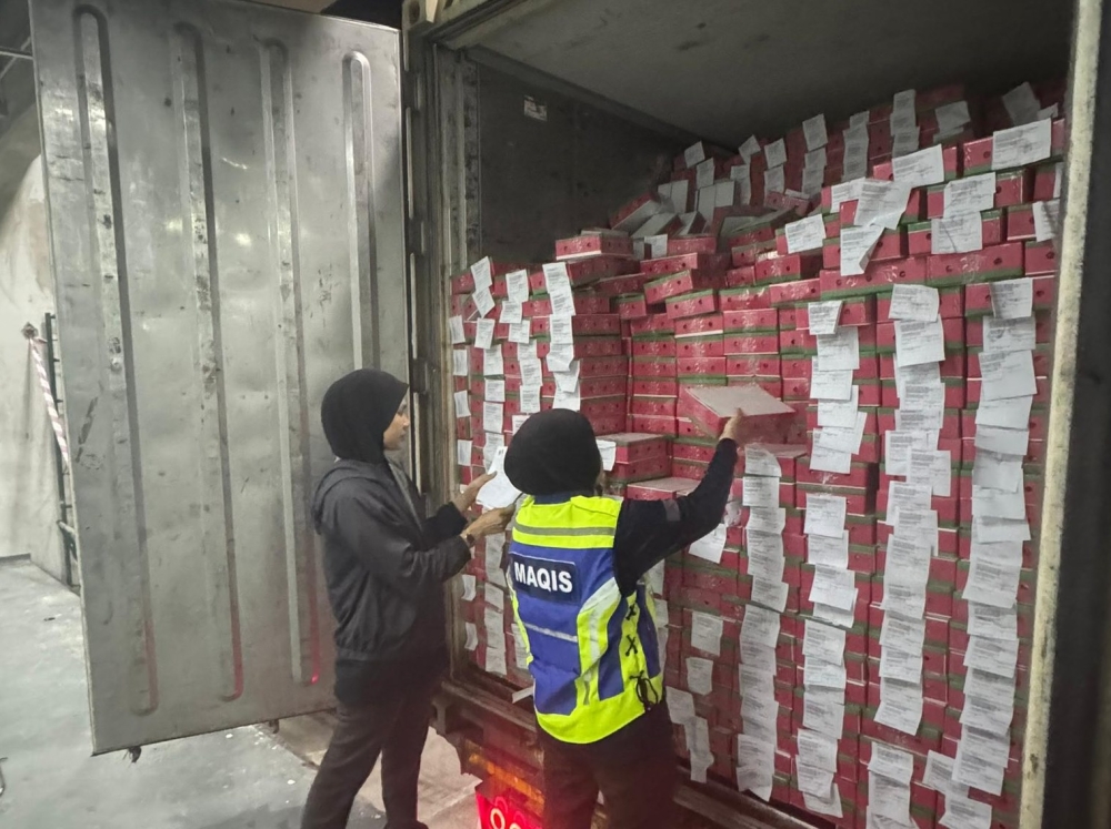 Malaysian border control seizes mislabelled vegetables and seafood at Bukit Kayu Hitam
