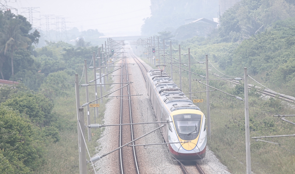 Commuters travelling from JB will have to transit at KL Sentral to connect to northbound trains to destinations such as Ipoh (Perak), Butterworth (Penang) and Padang Besar (Perlis). — Picture by Farhan Najib