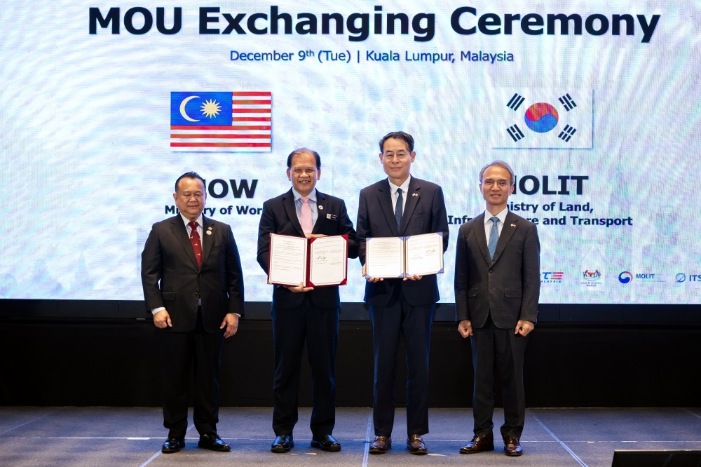 Nanta: Malaysia, South Korea ink MoU to boost cooperation in intelligent transport systems and infrastructure