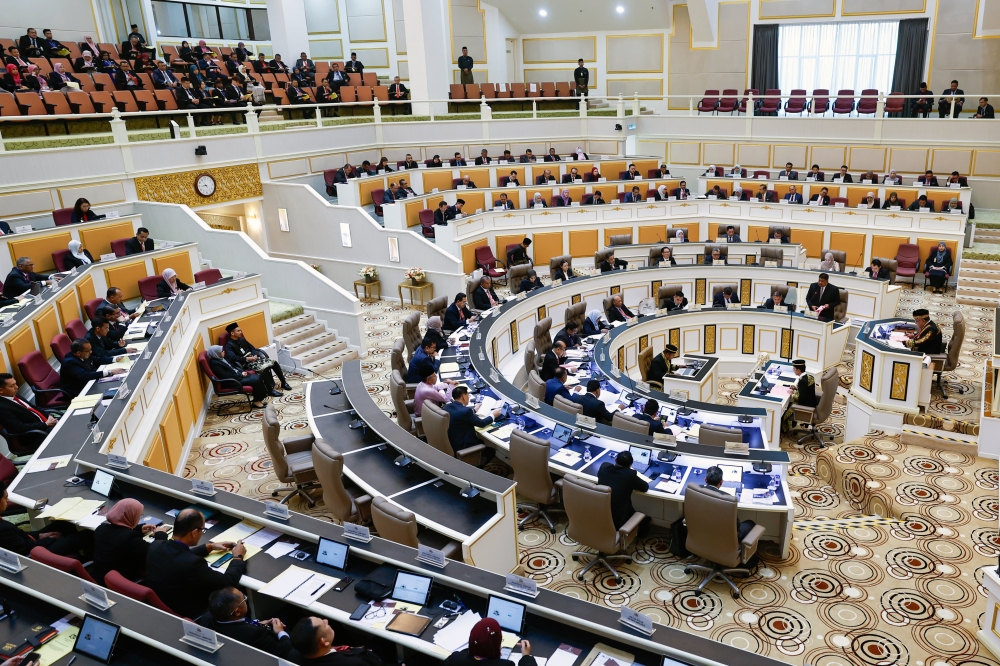 The State Legislative Assembly today passed the 2026 Melaka State Budget, themed ‘Planned Development, For the People, By the People’. — Bernama pic