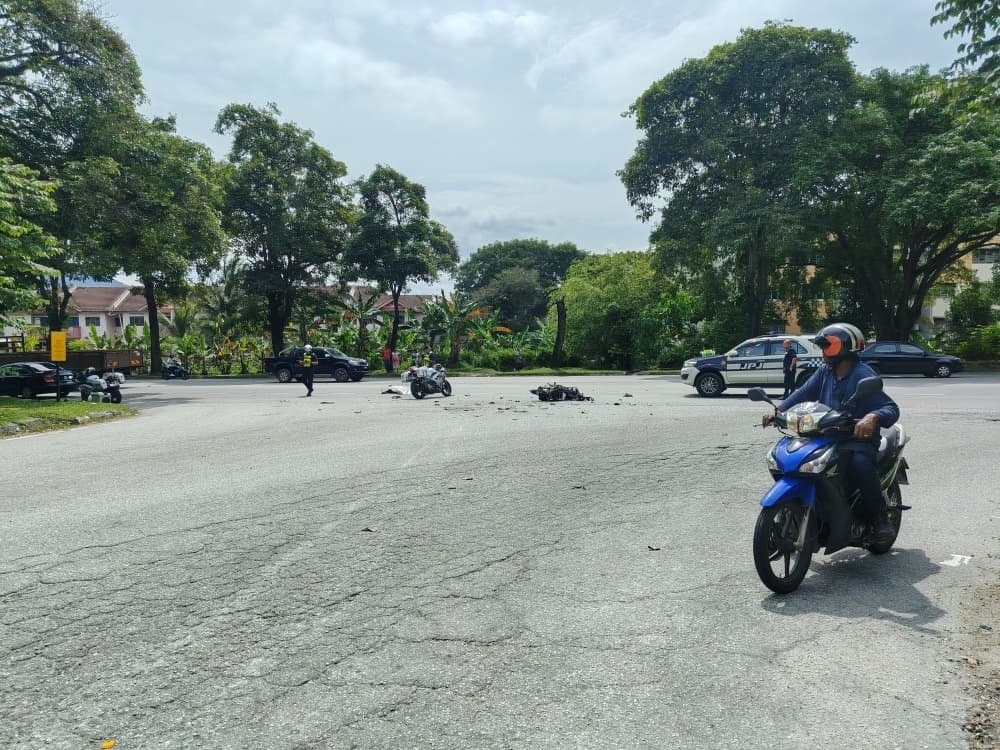 Nilai district police chief Supt Johari Yahya said the crash between the Nissan tanker lorry and the SYM motorcycle driven by the victim, 38, occurred at about 1pm yesterday. — Bernama pic