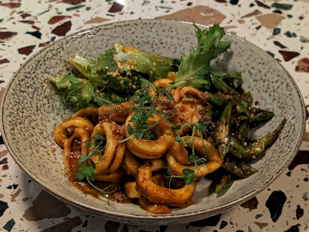 The portion of jumbo squid is, true to its name, jumbo. — Picture by Ethan Lau