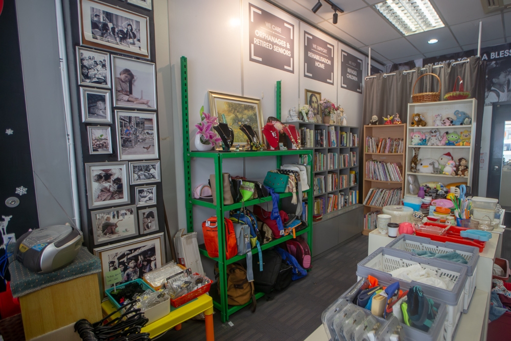 Various items showcased at Bless Shop (SMCC) in Petaling Jaya. — Photo via Raymond Manuel