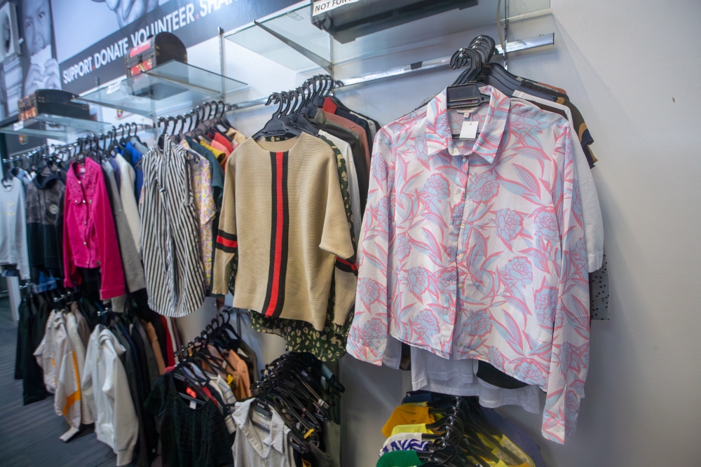 Secondhand clothing showcased at Bless Shop (SMCC) in Petaling Jaya. — Photo via Raymond Manuel