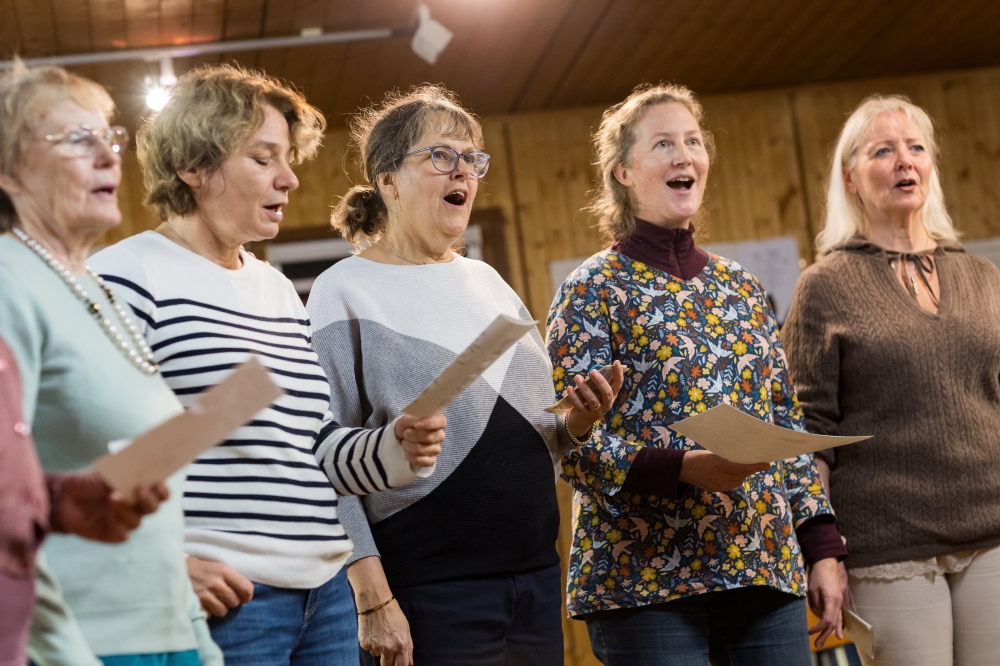 Women-only yodelling choir, 'Coeur des Yodleuses' , rehearses as UNESCO is considering adding yodelling to its cultural heritage list, in Geneva, Switzerland, December 10, 2025. — Reuters pic