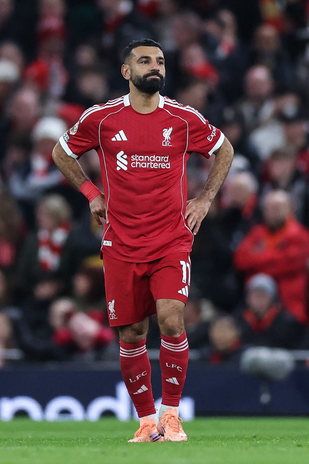 Salah spoke out against Liverpool manager Arne Slot after being left as an unused substitute against Leeds last week. — AFP pic