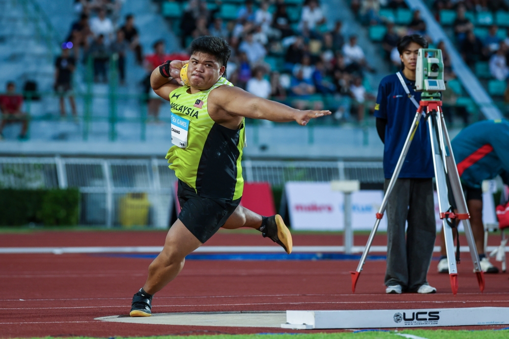 Malaysia’s Jonah Chang ends 30-year drought in men’s shot put with record-breaking SEA Games triumph
