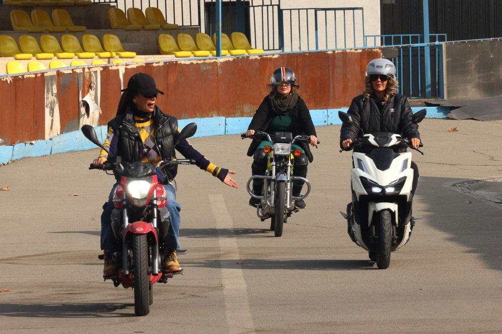 Despite the progress, motorbike and scooter licensing for women remains a major hurdle in Iran and a legally grey area. — AFP pic