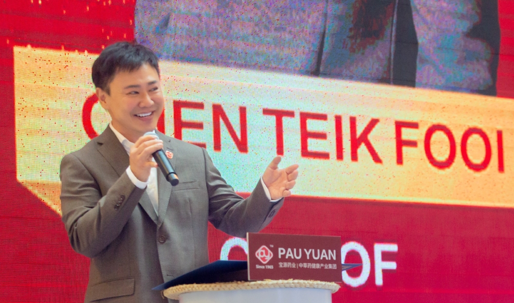 CEO Chen Teik Fooi leads Pau Yuan into a new era of traditional wellness. — Picture courtesy of Pau Yuan