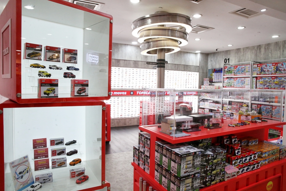 The Tomica Brand Store KL will have over 2,000 models. — Picture by Choo Choy May