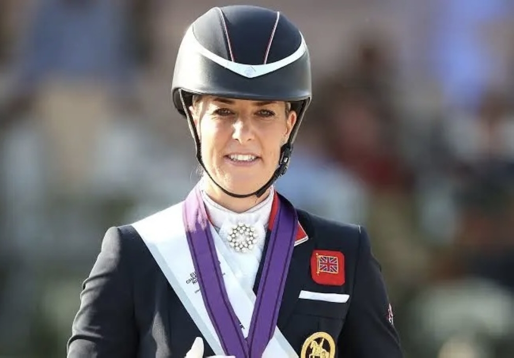 The two-day Dressage World Cup in London marks the 40-year-old Briton’s first domestic action at a major event since she was provisionally banned in July 2024. — File pic via X