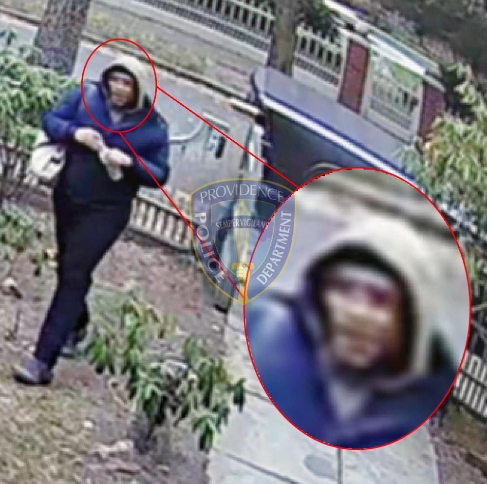 A screengrab from a video released by the Providence Police December 17, 2025, shows an individual they want to speak with who was in the proximity of the person of interest in connection with the shooting at Brown University in Providence, Rhode Island. — Providence Police via Reuters