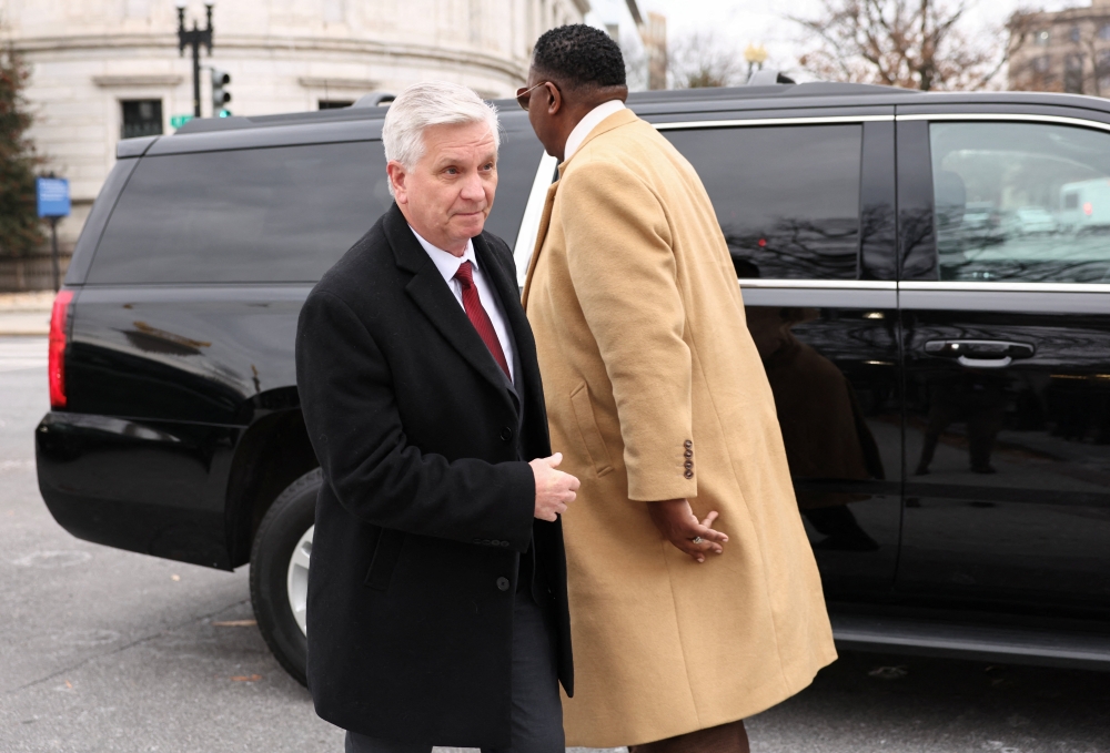 US Federal Reserve chair candidate Christopher Waller arrives for a meeting with US President Donald Trump at the White House in Washington, DC, US, December 17, 2025. — Reuters pic