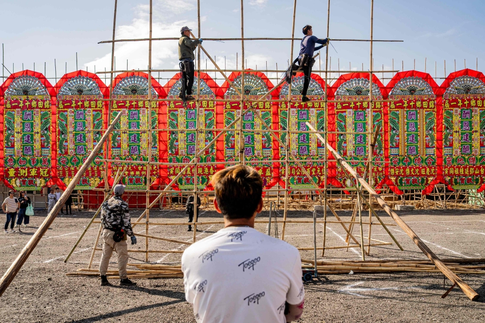 Once every 10 years, a Hong Kong village burns a giant effigy to chase away bad luck