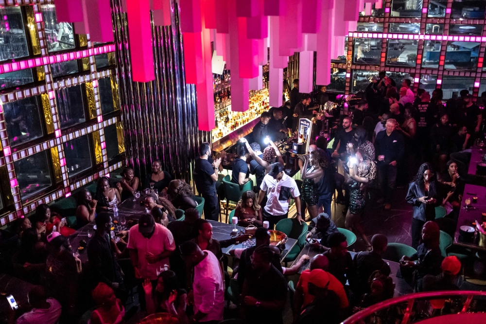 Revellers at Mr. Panther restaurant and lounge during Lagos’ ‘Detty December’ celebrations, December 6, 2025. — AFP pic