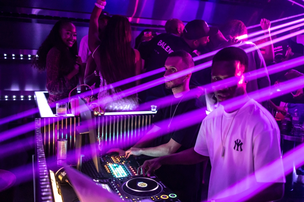 At the Guestlist night club. — AFP pic