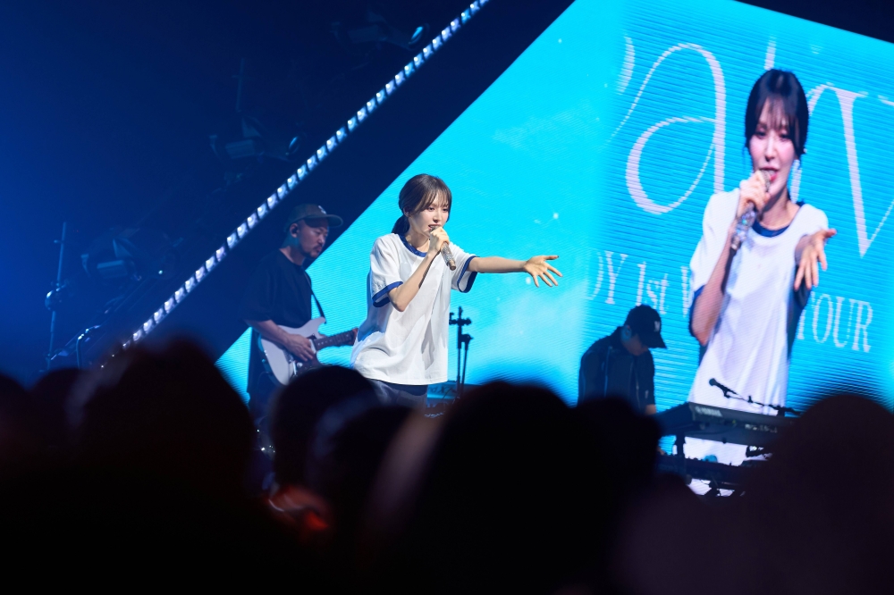 Wendy during the last part of her concert still bringing the energy to fans at Zepp KL. — Photo courtesy of FriedRice Entertainment