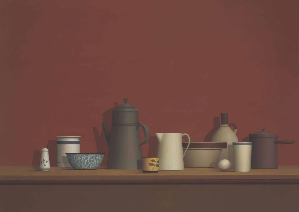 ‘Still Life with White Pitcher’ (1978) by William H. Bailey. 