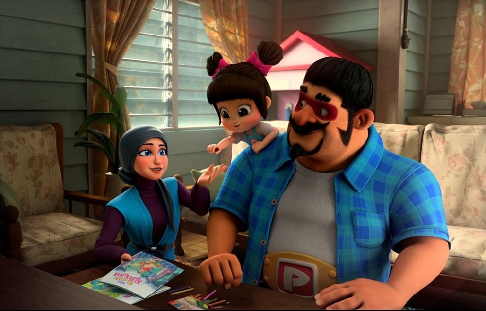 ‘Papa Zola The Movie’, the first Malaysian animated feature to be led by an adult character, breaking away from the long-standing tradition of child protagonists. — Picture courtesy of Astro Shaw 