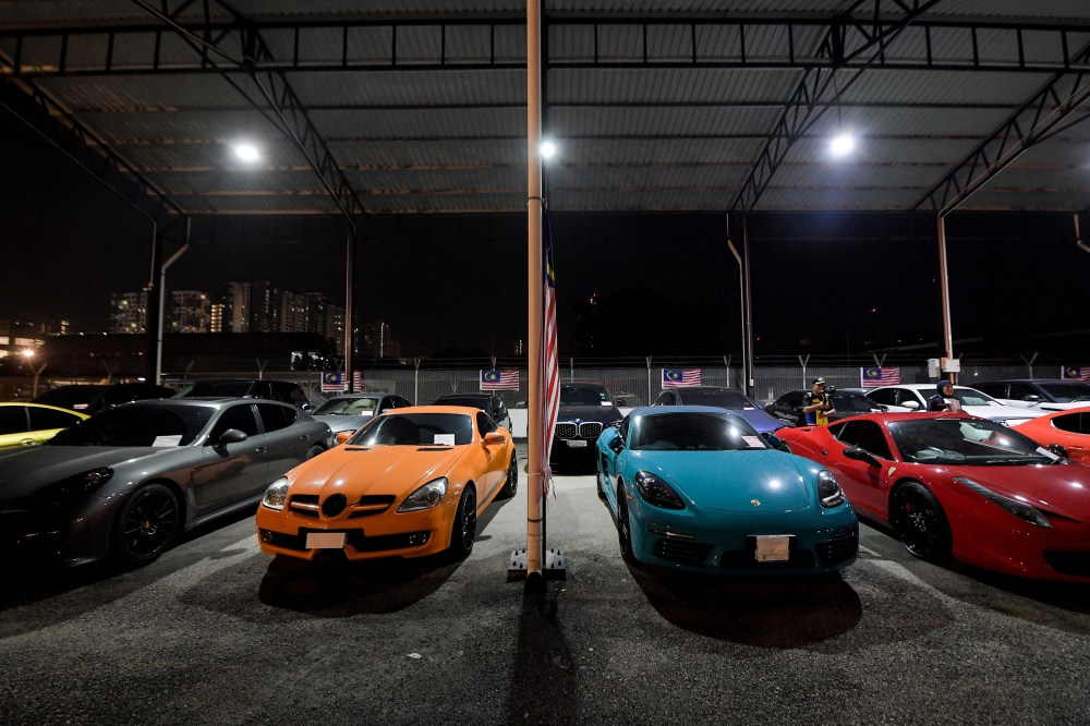 JPJ: Ferraris, Lamborghinis and Rolls-Royces among 915 cars seized since July over unpaid road tax