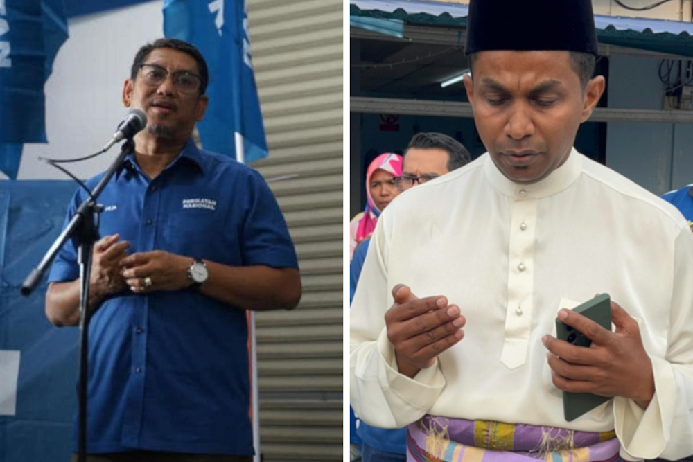 Perikatan Nasional (PN) chairmen of Perak and Negeri Sembilan, Datuk Seri Ahmad Faizal Azumu (left) and Mohamad Hanifah Abu Baker are the latest PN leaders to announce their resignations as of 3.15pm today, with both saying in separate Facebook statements that the move will take effect on January 1, 2026. — File pictures from Facebook/Faizal Azumu; Facebook/Anip Abu Baker