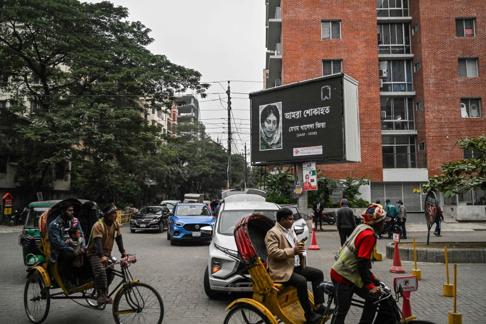 Many in Bangladesh believed that former prime minister Khaleda Zia would sweep elections next year to lead her country once again before her death on December 30, 2025 at age 80. — AFP pic