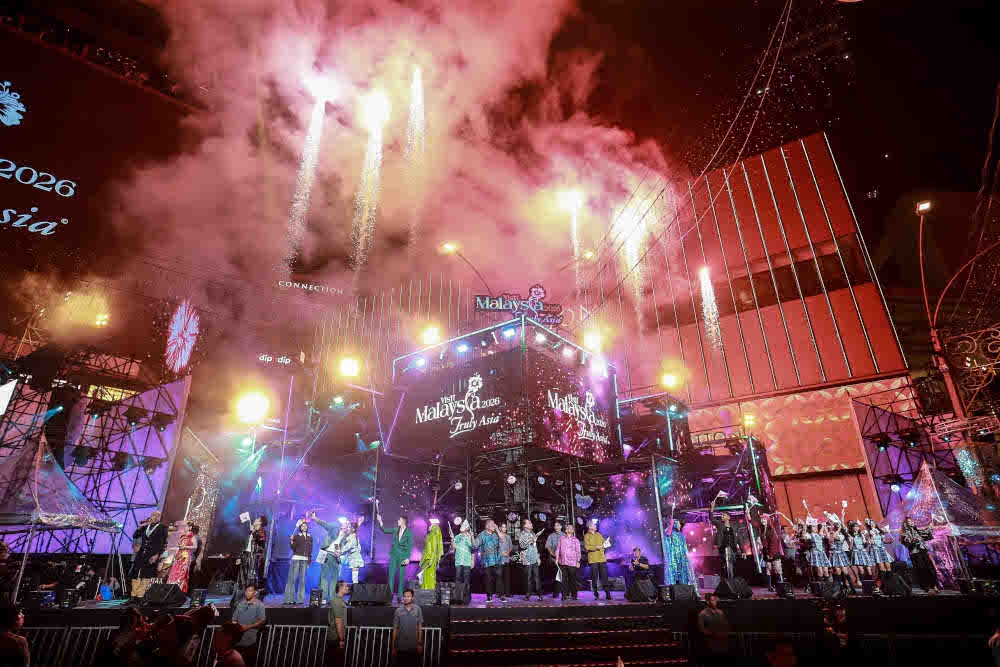 The New Year’s Eve celebration also marks the kick-off of the highly anticipated Visit Malaysia 2026 campaign. — Picture by Sayuti Zainudin