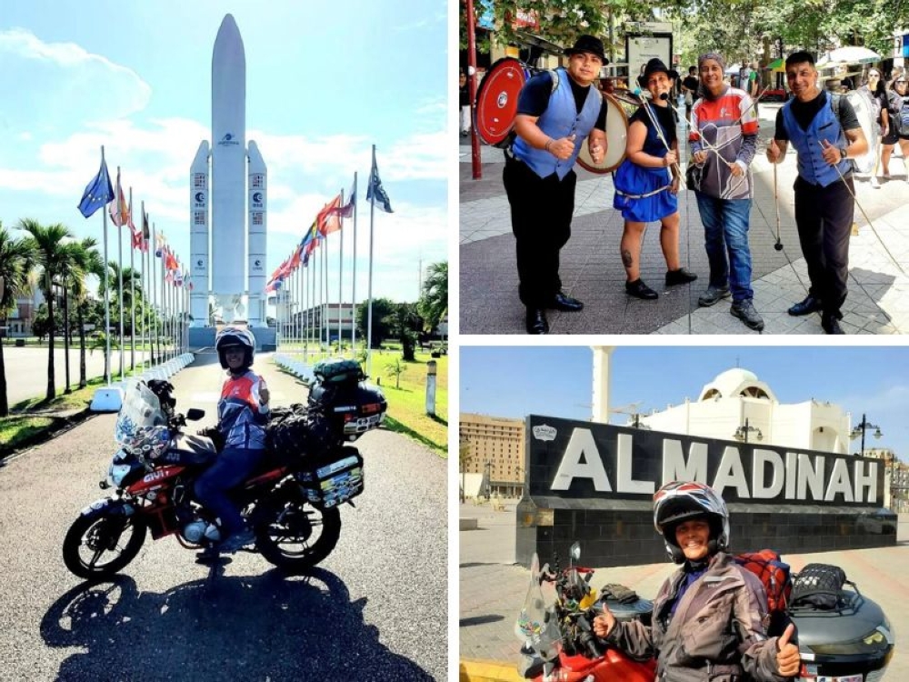 A woman and her bike: Malaysian Anita Yusof, 58, proves age and gender not barriers to round-the-world adventure (VIDEO)