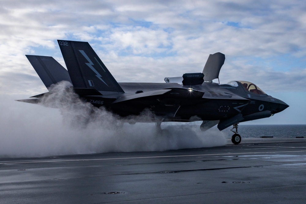 The British Ministry of Defence said there was no indication the bombing north of the ancient site of Palmyra had posed any risk to civilians.— Picture via Facebook