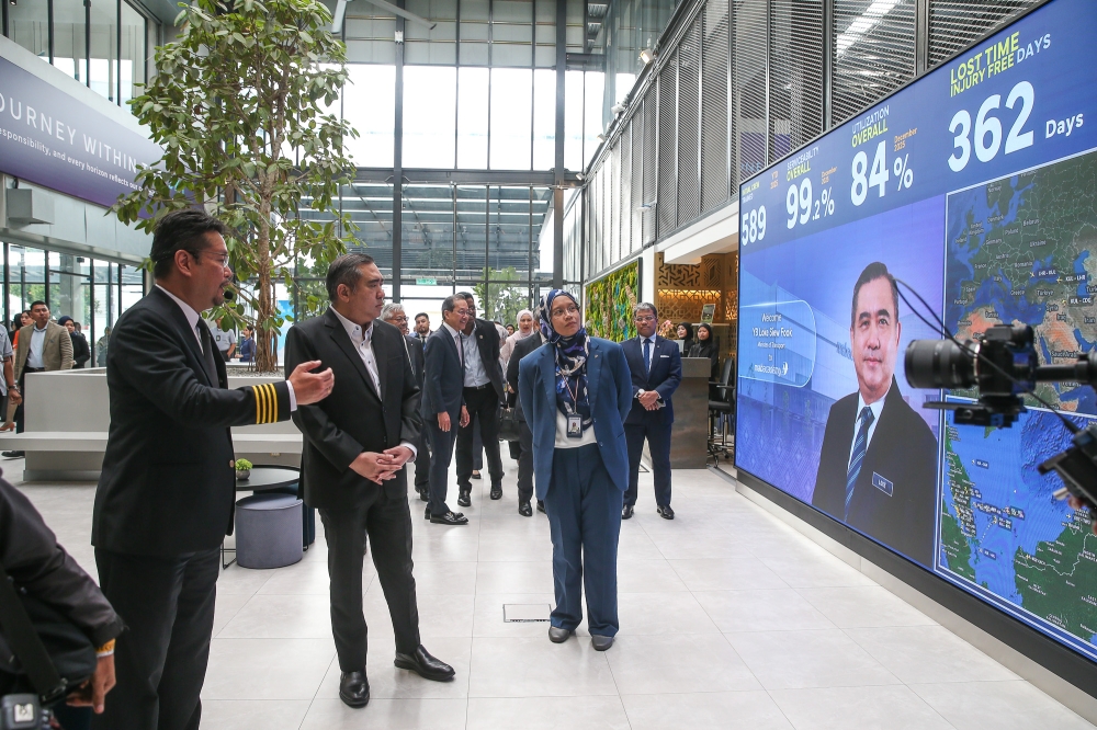 Transport Minister, Anthony Loke attends the opening of the Malaysia Airlines Berhad (MAB) Academy Simulator Building at Kuala Lumpur International Airport in Sepang January 6, 2026. — Picture by Yusof Isa