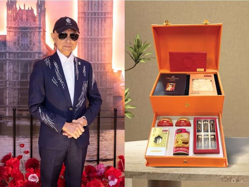 Eu Yan Sang has partnered with Penang-born fashion designer Datuk Jimmy Choo on a limited-edition Chinese New Year gift set called Auspicious Harmony. — Picture courtesy of Eu Yan Sang