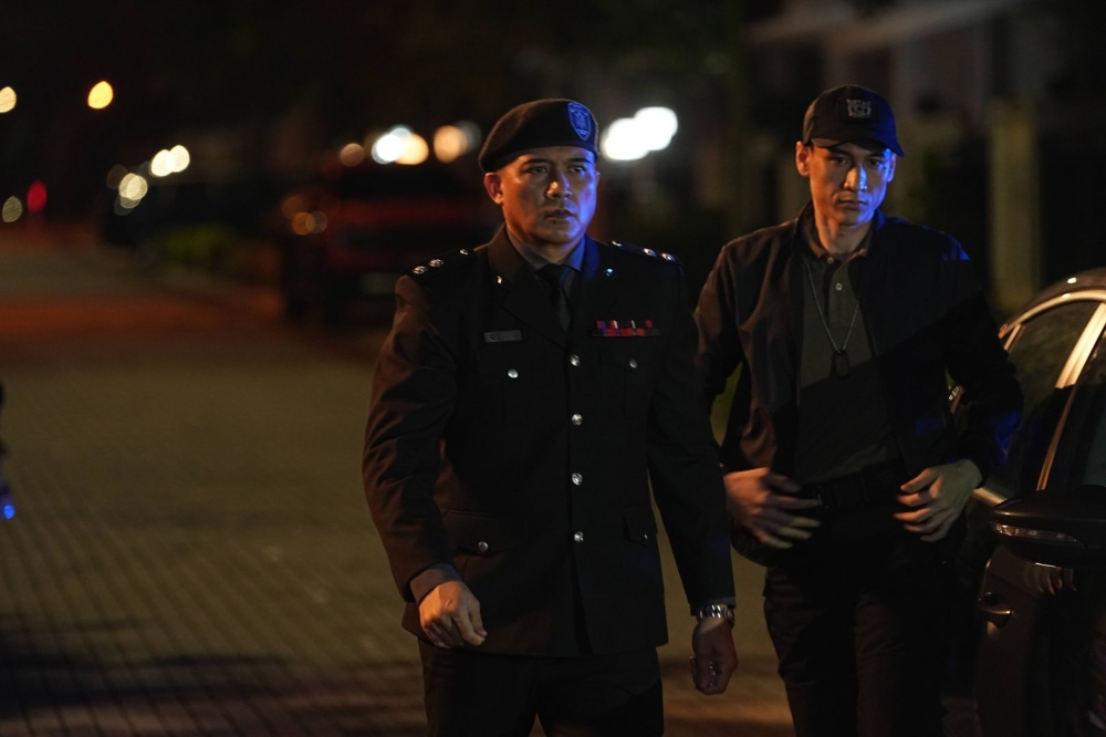 Datuk Aaron Aziz appears as Commander Khabir in “Black Ops”. — Photo courtesy of Astro Shaw