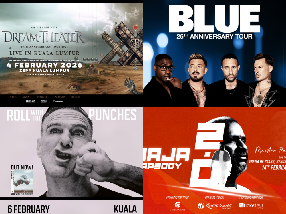 Seasoned award‑winning artists including Dream Theater and Bryan Adams are set to perform in Malaysia in 2026. — Picture via Instagram/ LiveNationMY/ DreamTheatreOfficial/ PinkAsia.