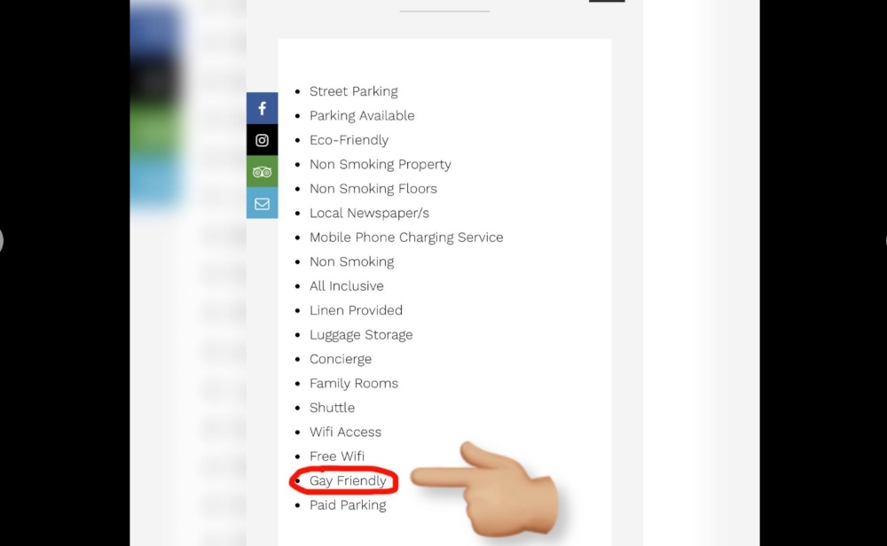 Melaka Islamic Religious Dept probes hotel allegedly using ‘gay-friendly’ label after social media buzz