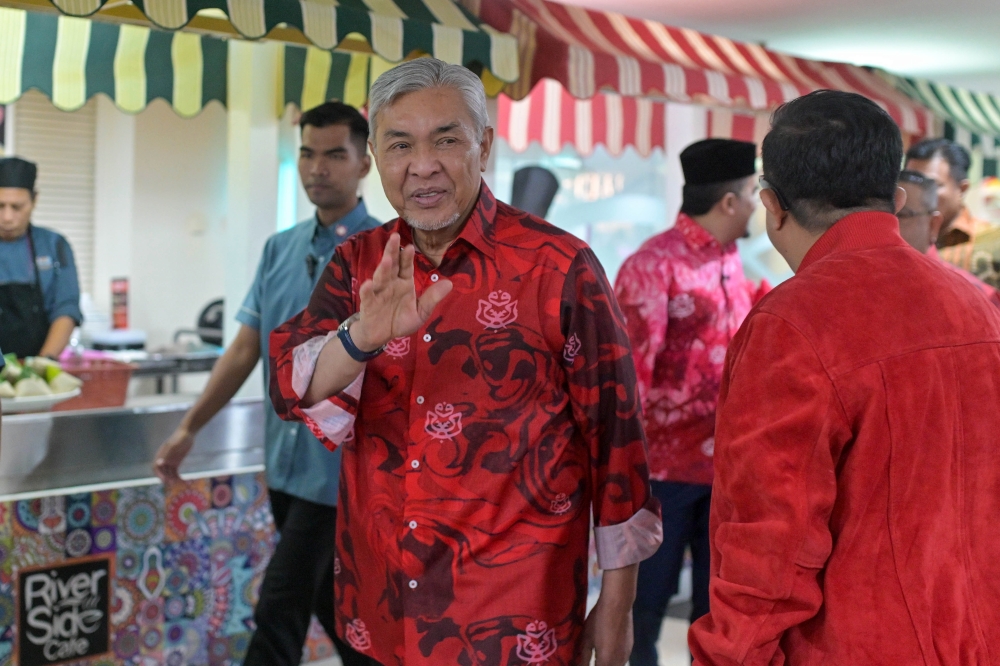 Umno president Datuk Seri Ahmad Zahid Hamidi attends the Hati Nurani Dialogue session at the World Trade Centre Kuala Lumpur on January 13, 2026. — Bernama pic