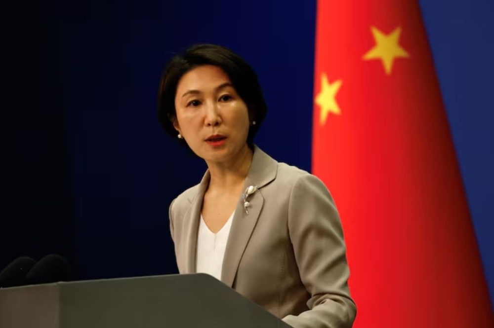 Chinese foreign ministry spokeswoman Mao Ning said China will safeguard its interests after President Donald Trump announced a 25 per cent tariff. — Reuters file pic