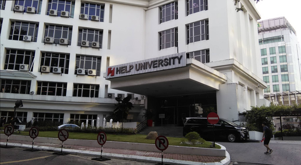 Three people, including a student who remains in a coma, are still receiving treatment after an air-conditioner compressor explosion at HELP University’s Bukit Damansara cafeteria yesterday. — Google Maps screenshot