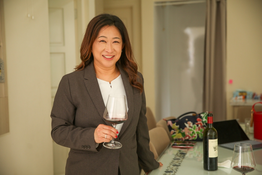 Wine was a lifelong interest for Teh, but only became a serious pursuit once her children had grown up. — Picture by Choo Choy May