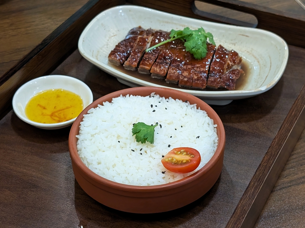 The rice is the star in the Roasted Goose with Rice set. — Picture by Ethan Lau