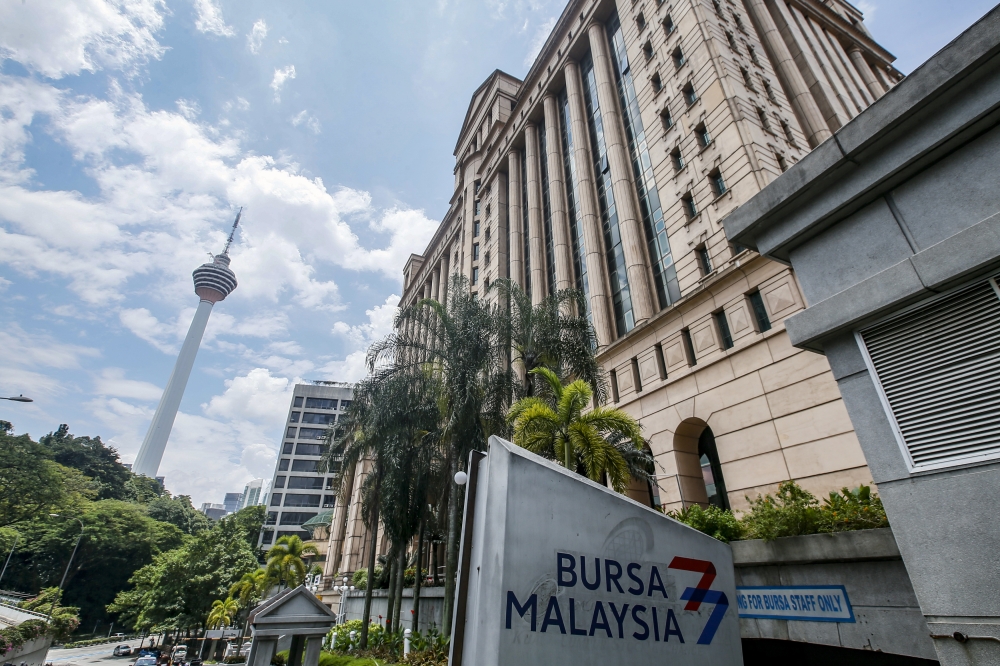 Late buying helps Bursa Malaysia trim losses, benchmark index closes slightly lower at 1,712.33