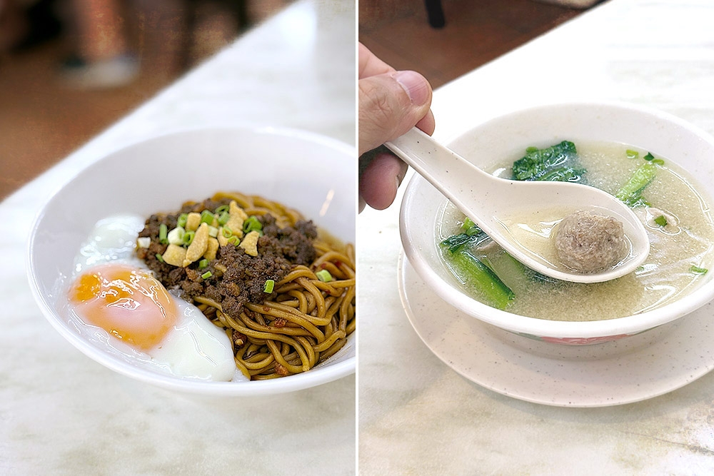 Dried shrimp chilli ‘sambal’ noodles with egg. — Picture by CK Lim