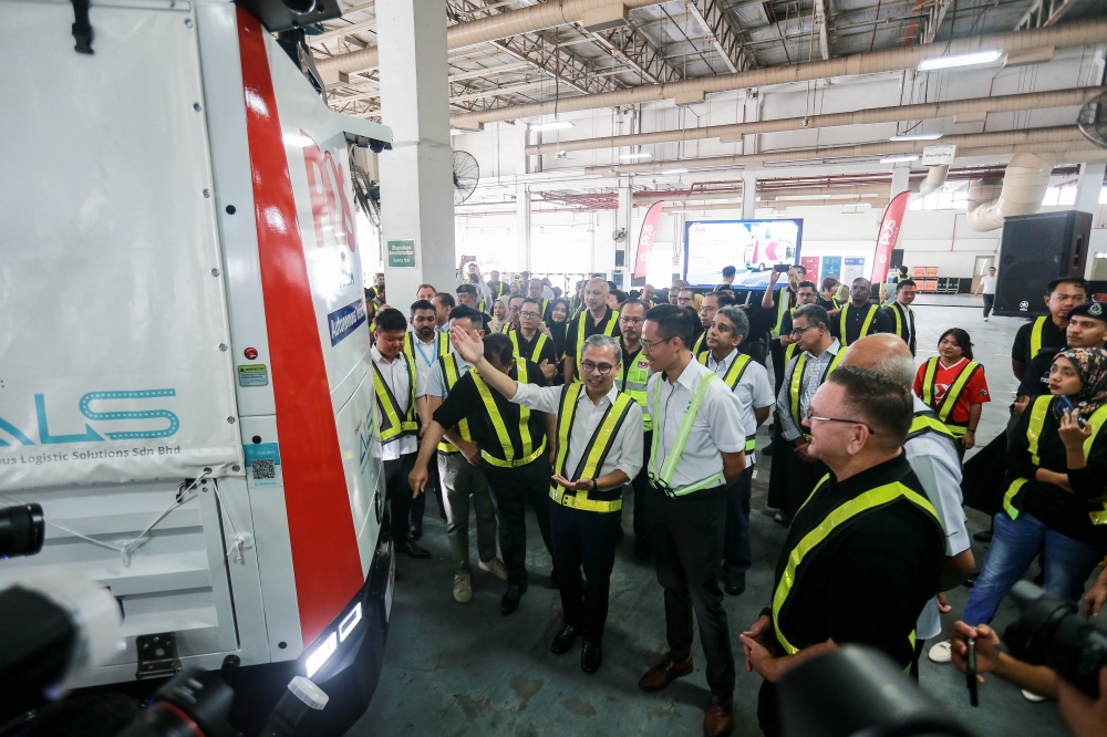 Pos Malaysia unveils first autonomous logistics vehicle, Fahmi assures no layoffs