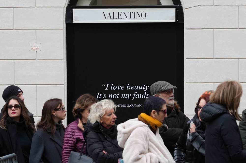 Italy bids farewell to Valentino: The maestro of red lies in state in Rome