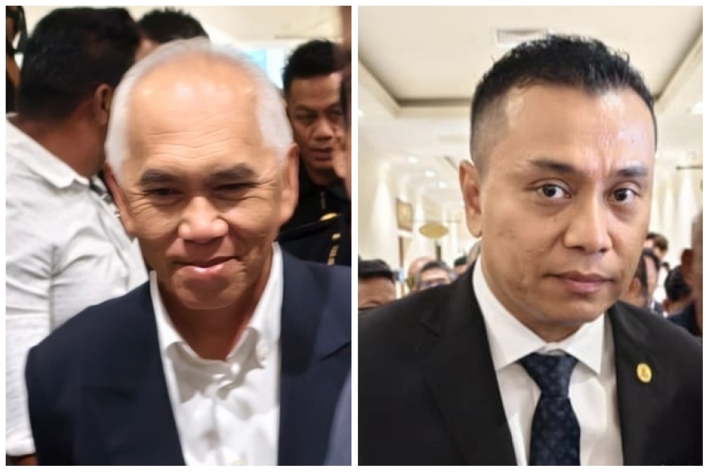Yusof (left) and Andi. — Daily Express pic