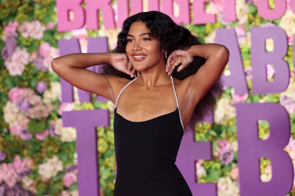 Olivia Dean attends the world premiere of the film ‘Bridget Jones: Mad About the Boy’ at Leicester Square in London January 29, 2025. — Reuters pic  