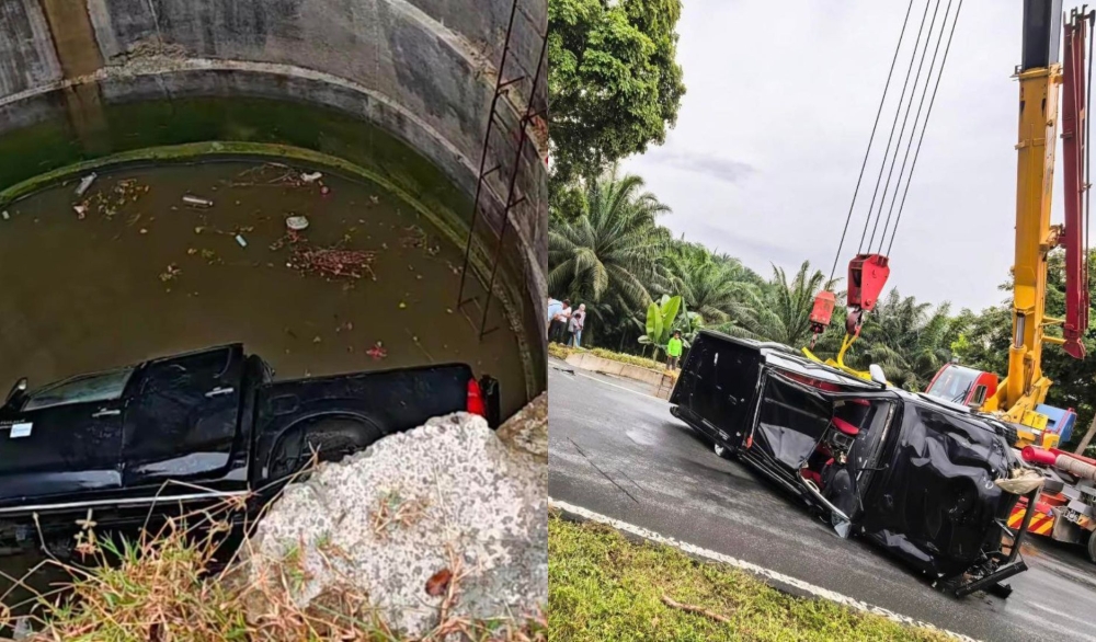 One dead after 4WD plunges into seven-metre sewer construction pit in Lahad Datu